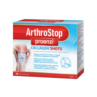 ARTHROSTOP PROENZI COLLAGEN SHOTS 14 buteliukų eurovaistine lt