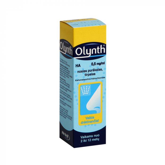 Olynth HA 0 5mg ml 10 ml nosies purškalas tirpalas N1