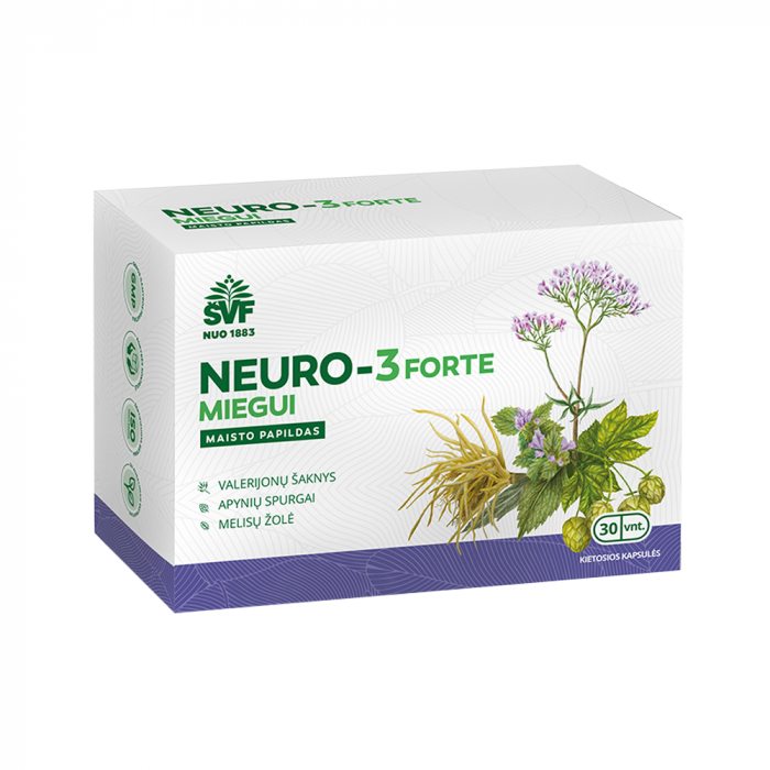 Neuro Forte Miegui Kapsuli Eurovaistine Lt