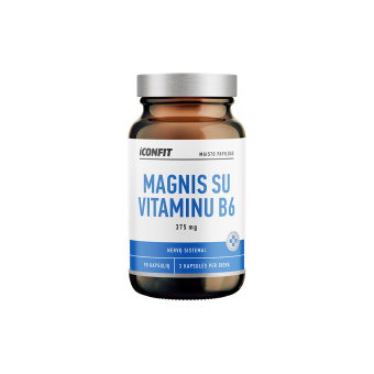 ICONFITmagnissuvitaminuB6,375MG,90kapsulių