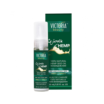 VICTORIA BEAUTY 100 grynas kanapių sėklų aliejus HEMP 30 ml