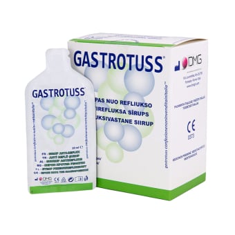 GASTROTUSSsirupasnuorefliukso,nuo12m.,20maišelių