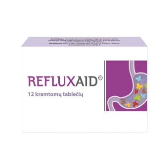 REFLUXAID®,12kramtomųjųtablečių